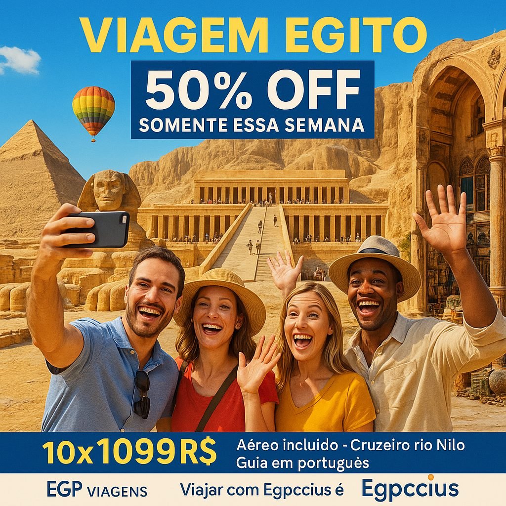 Quanto custa viajar para o Egito?