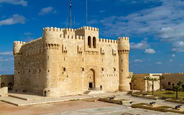 Fachada da Cidadela de Qaitbay, em Alexandria