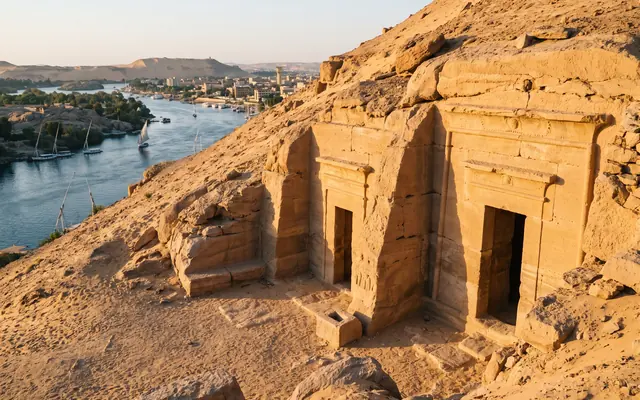Tumbas dos Nobres (Qubbet el-Hawa) — imagem ilustrativa