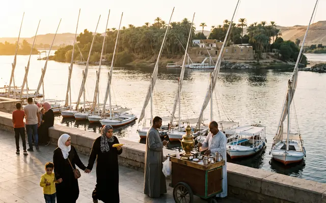 Corniche de Aswan — imagem ilustrativa