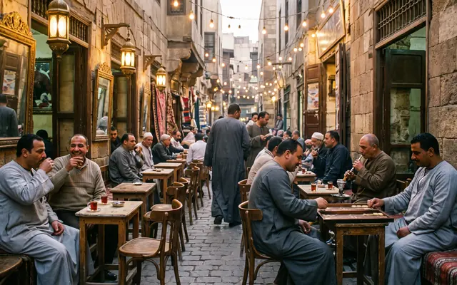 Ahwa (cafés populares) — imagem ilustrativa