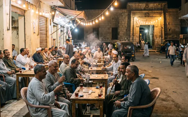 Ahwa (cafés populares) — imagem ilustrativa