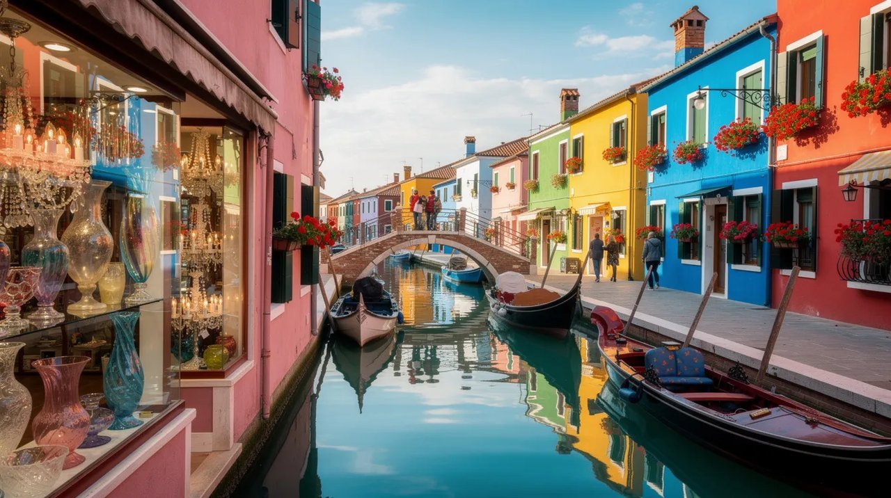 As Gemas da Lagoa: Murano e Burano por apenas 10X R$43,50
