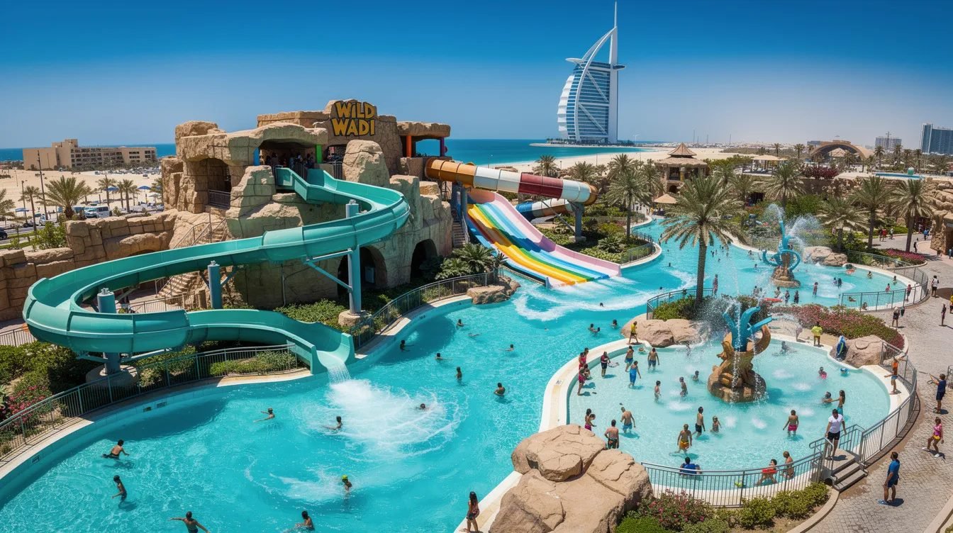 Compre seu Ingresso Day Pass para o Parque Aquático Wild Wadi em Dubai: Experiência Incrível por apenas 10X R$39,90
