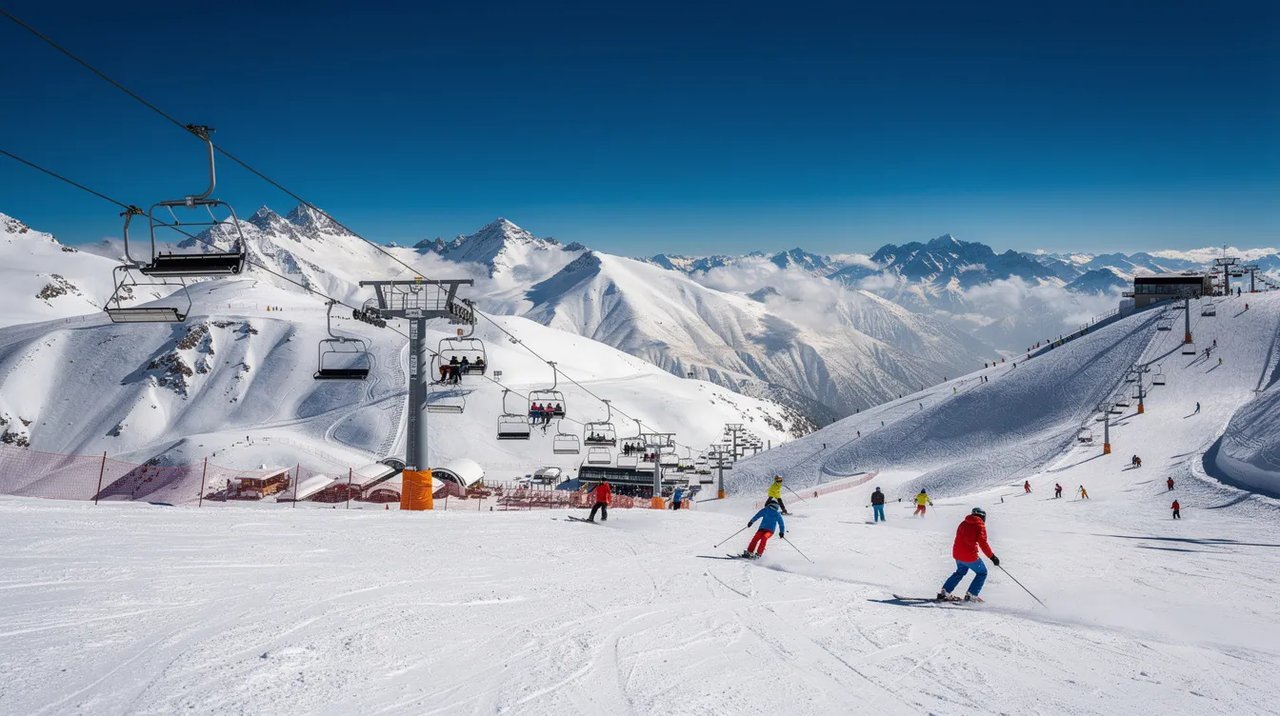 El Colorado Full Day: aventura na neve saindo de Santiago por apenas 10X R$30,80