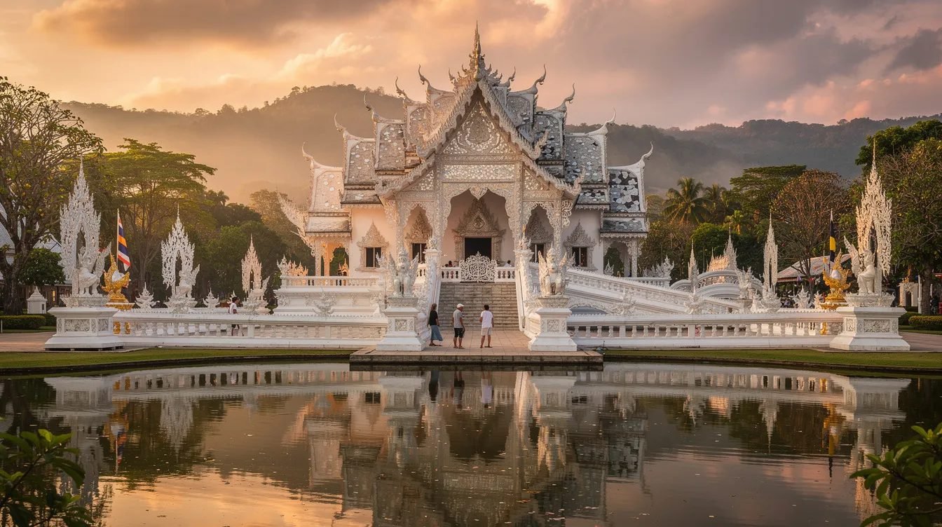 Excursão de um Dia de Chiang Mai a Chiang Rai: Cultura, Templos e Tradições da Tailândia com guia em Português por apenas 10X R$49,90