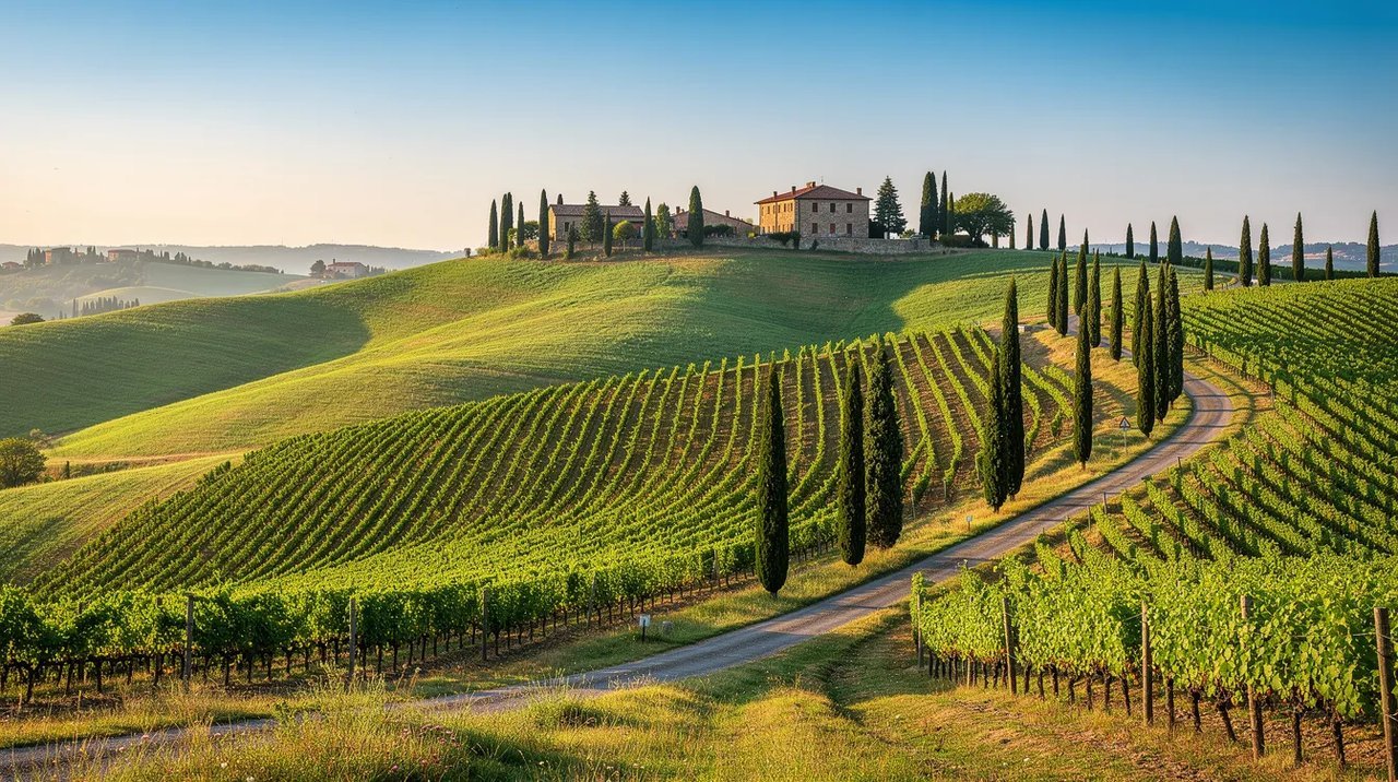 Jantar Cênico nos Vinhedos do Chianti por apenas 10X R$109,00