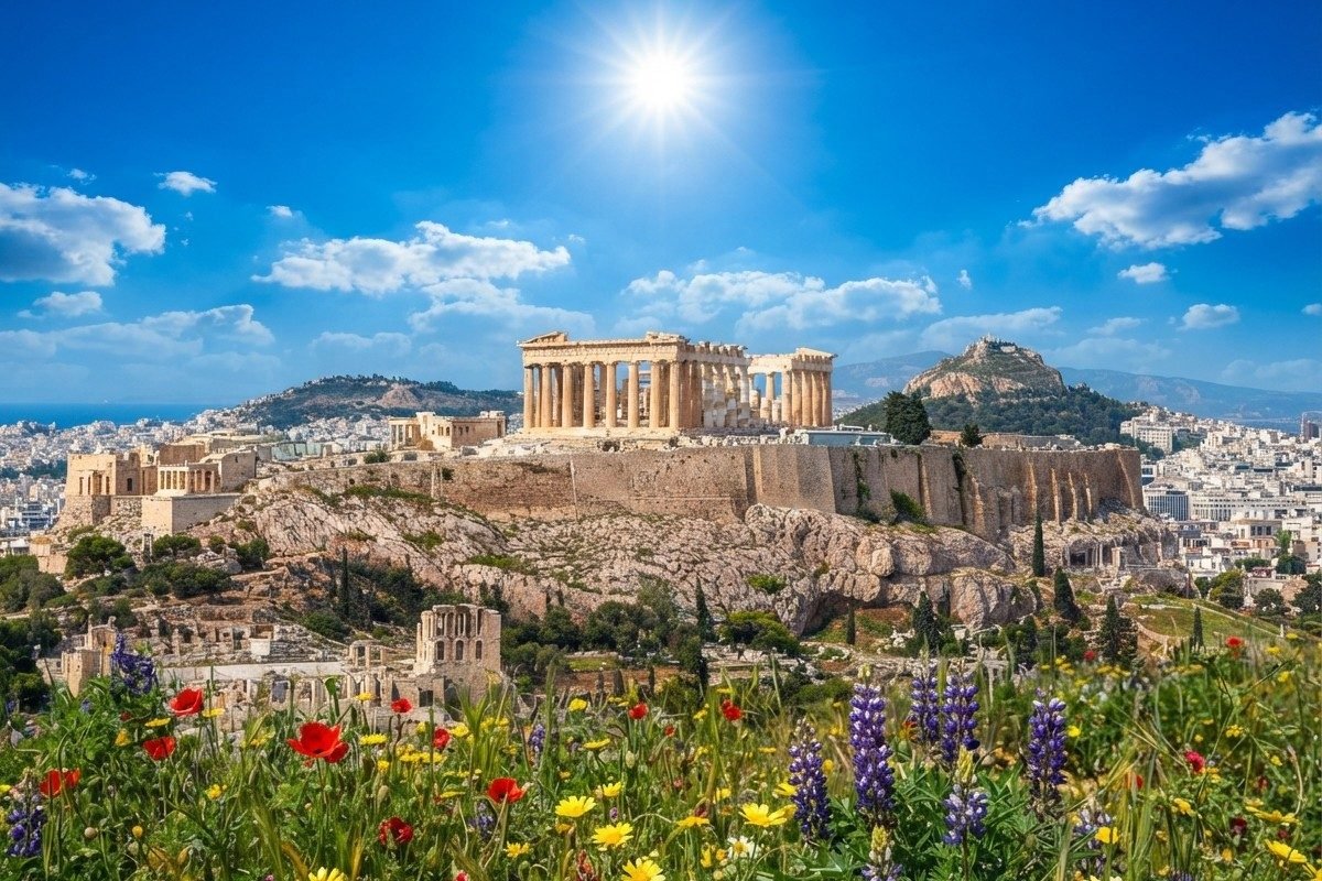 Oferta da Semana: Grécia 9 Dias — Atenas, Acrópole, Delfos e Cruzeiro pelas Ilhas com Passagem Real da Semana