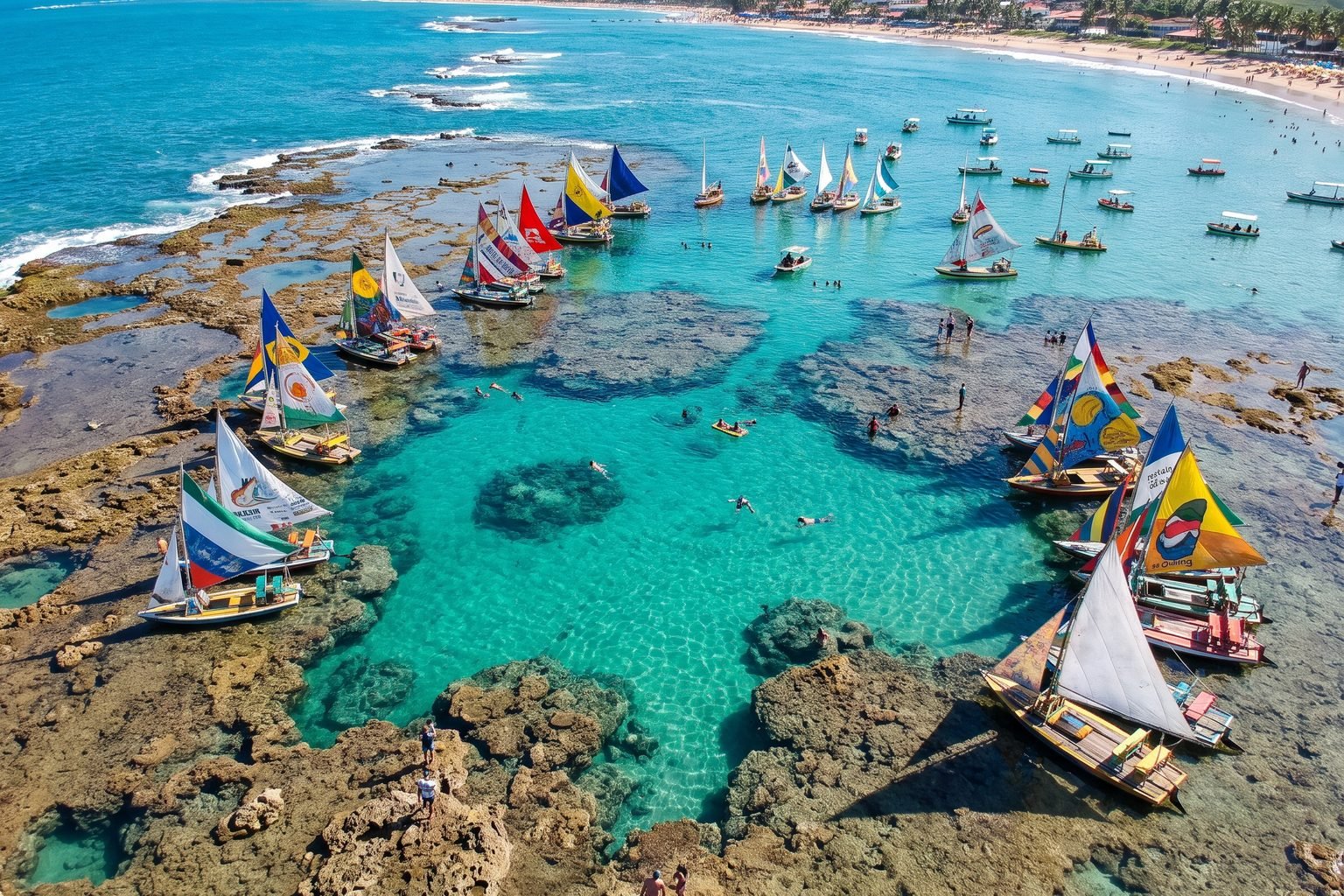 Oferta da Semana: Porto de Galinhas 7 Dias — Jangada nas Piscinas Naturais, Buggy em Maracaípe e Traslados com Passagem Real da Semana