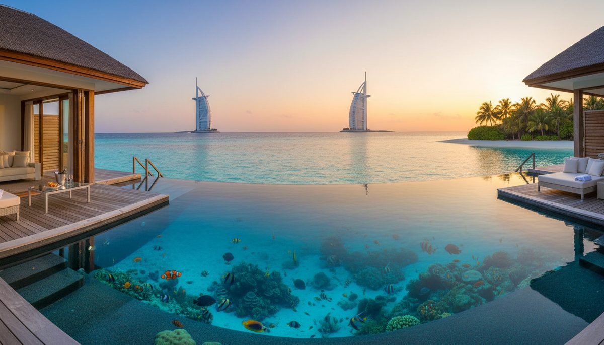 Pacote Dubai + Maldivas Luxo: 8 Noites (Cidade + Praia) por apenas 10x R$2.893,10