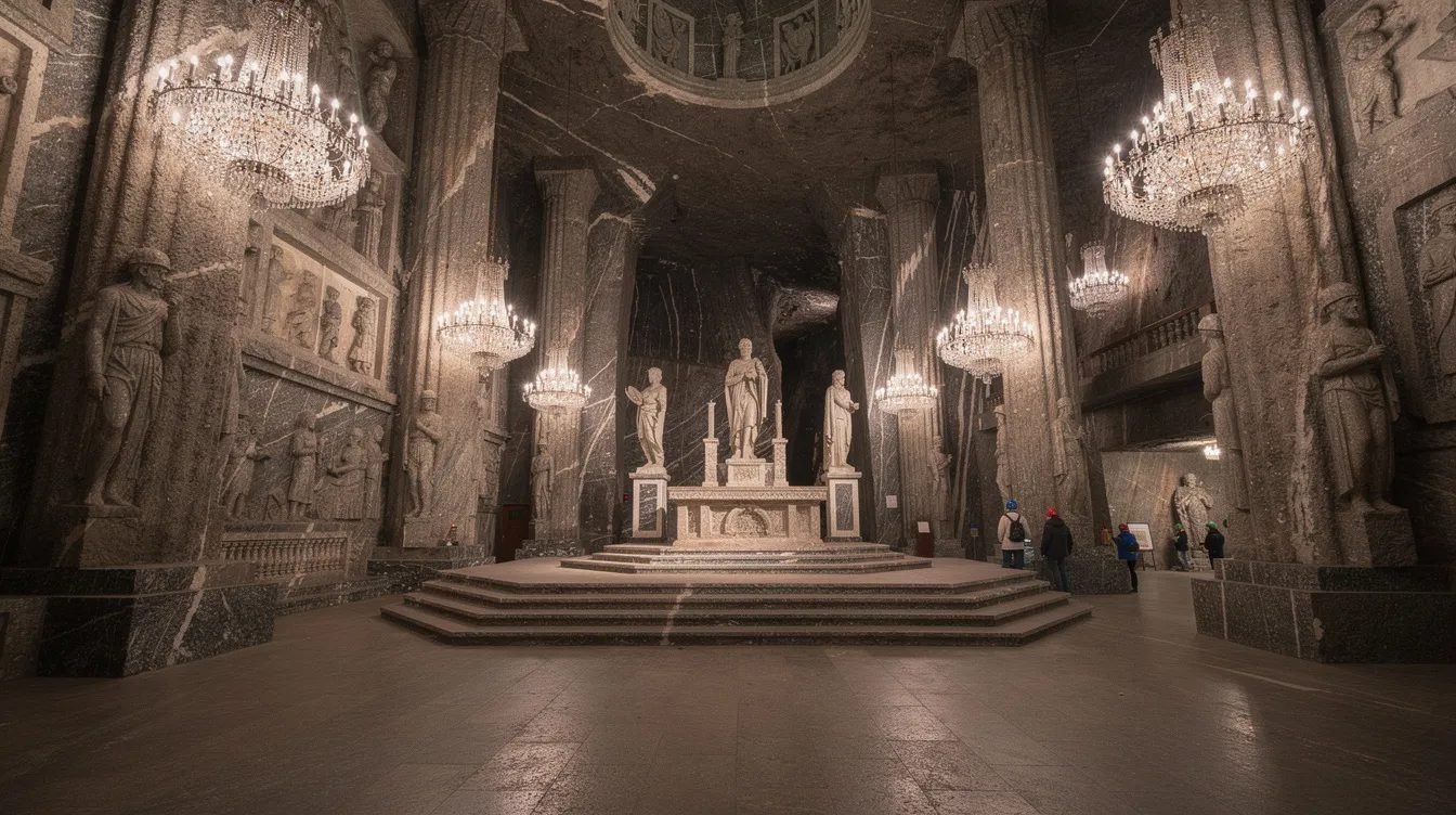 Passeio às Minas de Sal de Wieliczka saindo de Cracóvia, Polonia com Guia em Português por apenas 10X R$79,90