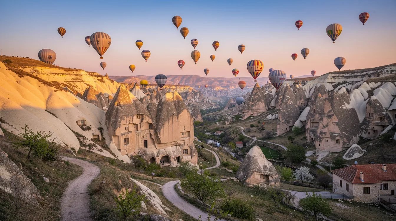 Passeio de Balão ao Nascer do Sol no Vale do Soganli, Capadócia – Turquia por apenas 10X R$99,90