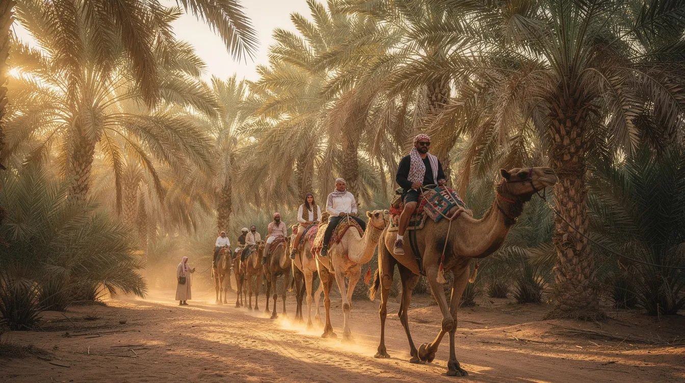 Passeio de Camelo no Palmeiral de Marrakech ao Pôr do Sol em Marrocos por apenas 10X R$39,90
