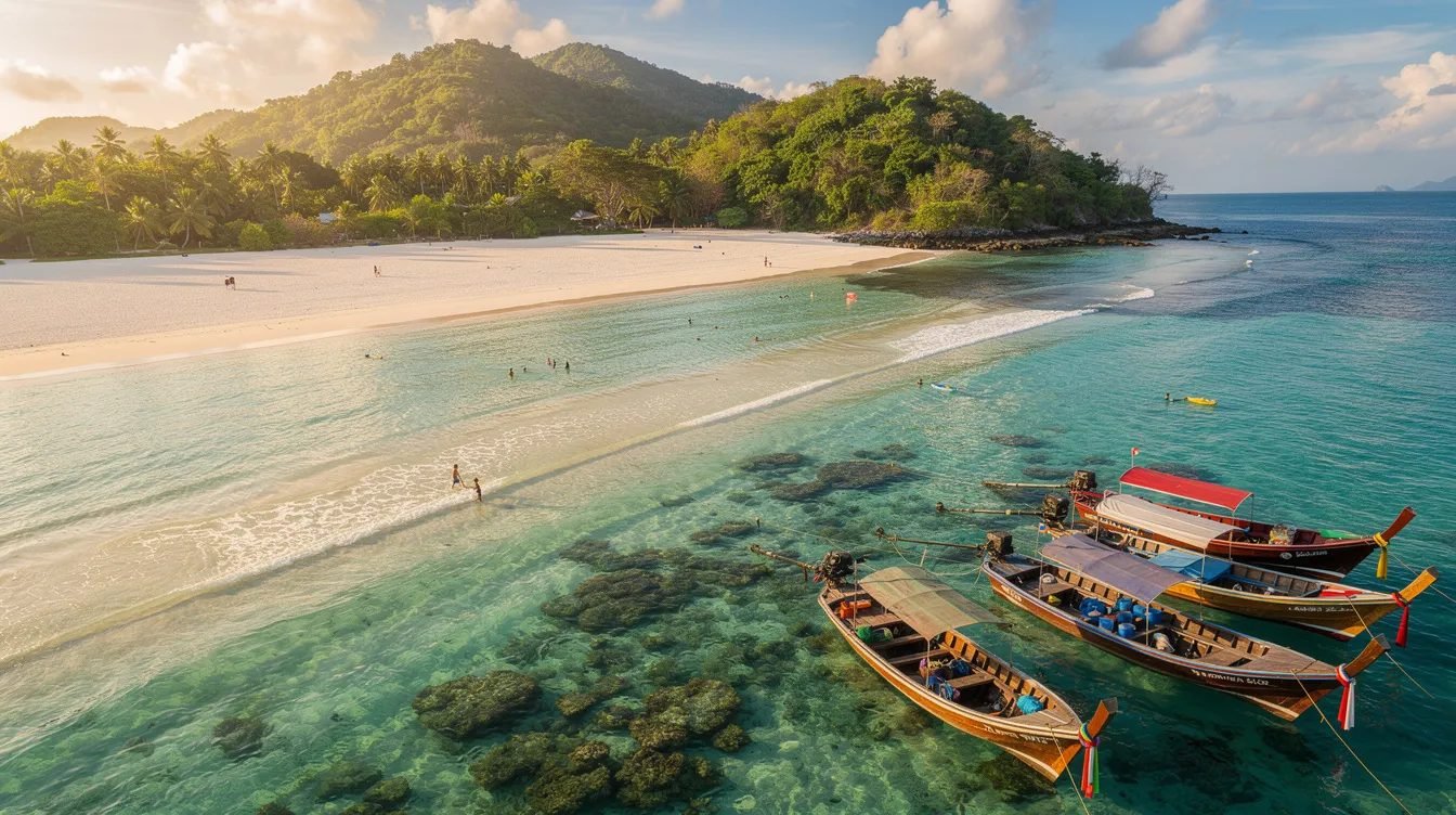 Passeio de Lancha em Phuket, Tailândia: Explore as Ilhas Coral e Racha por apenas 10X R$49,90