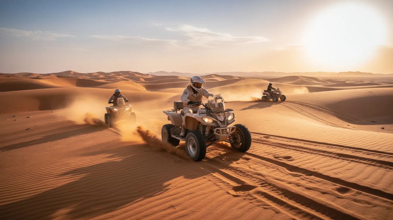 Passeio de Quadriciclo e Camelo no Deserto de Agafay em Marrocos saindo de Marrakech por apenas 10X R$49,90