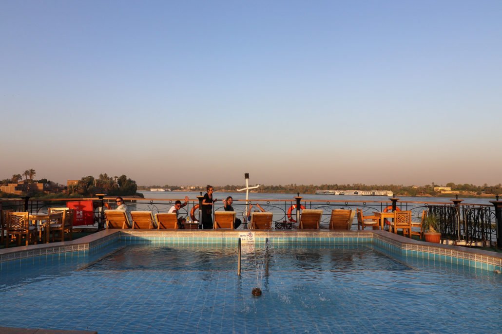 piscina do cruzeiro no rio nilo