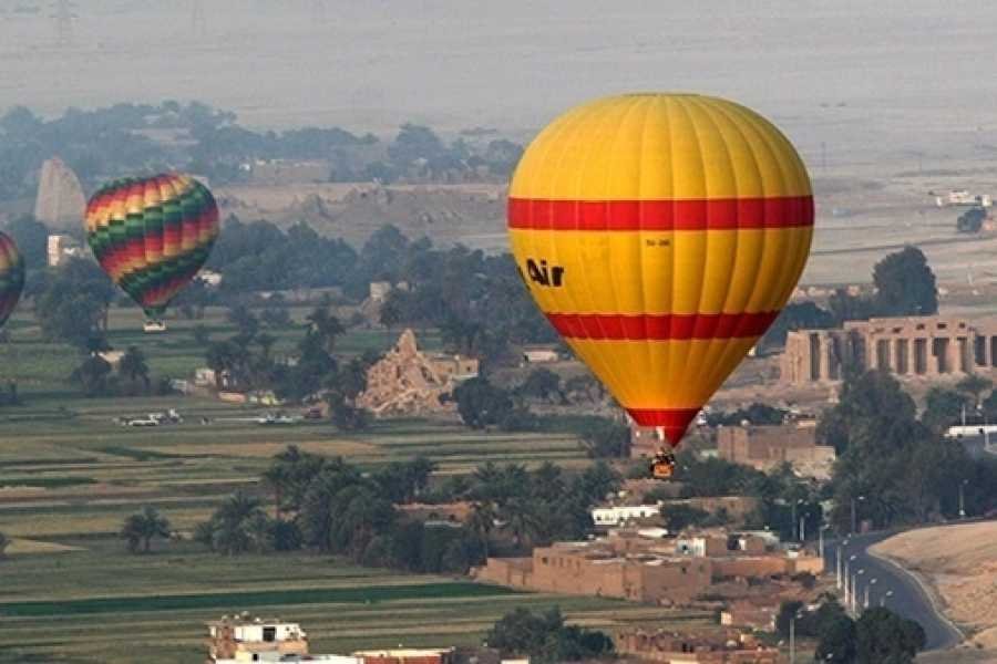 PASSEIO DO BALAO EM LUXOR – SOBREVOAR O VALEY E OS TEMPLOS DO RIONILO