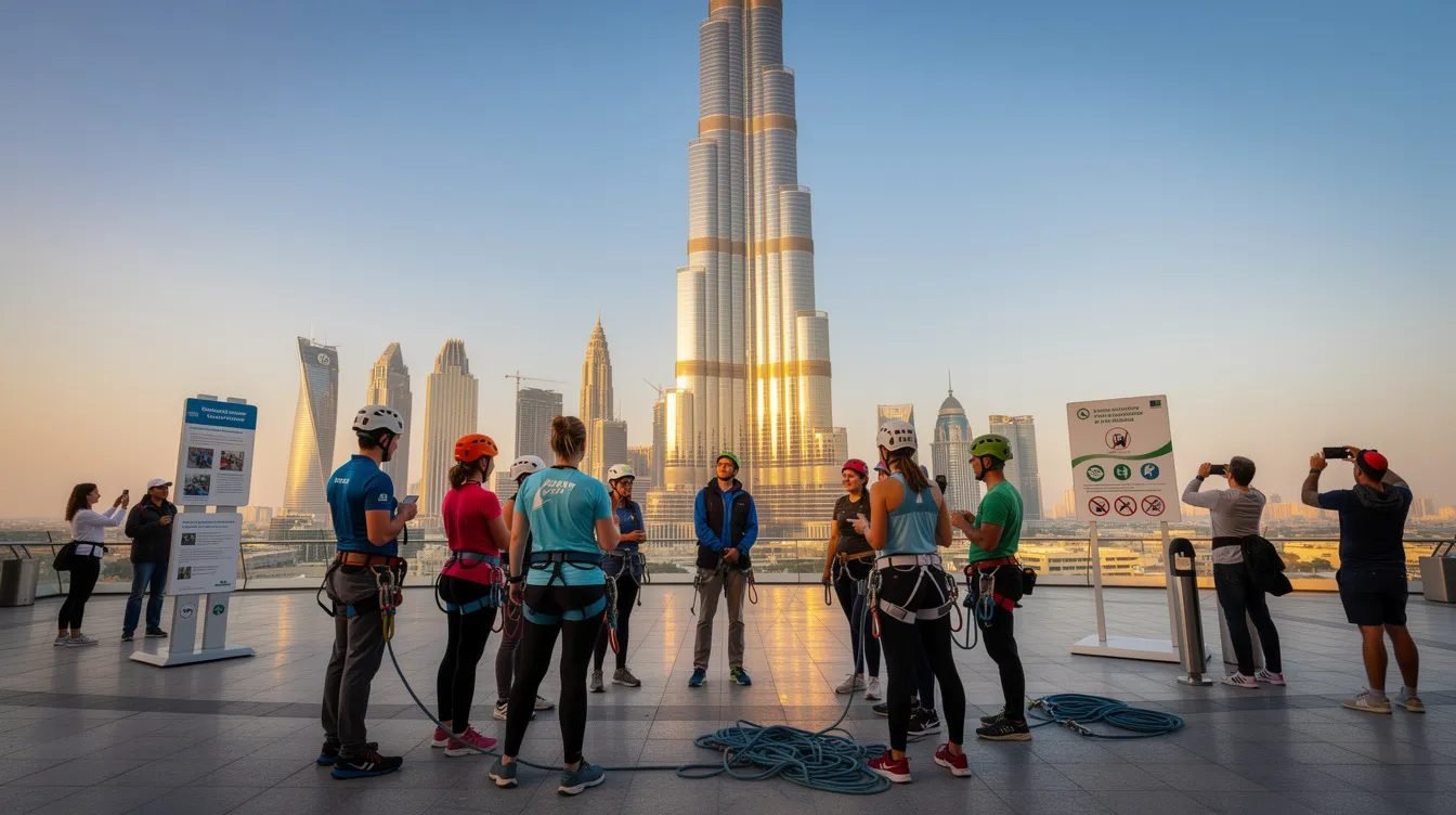 Passeio e Escalada no Burj Khalifa: Aventura Inesquecível em Dubai com Guia em Português por apenas 10X R$79,90