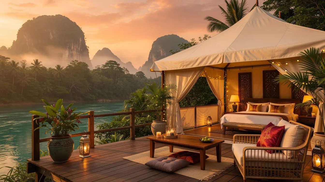 Passeio Tailândia: Aventura de 2 Dias em Bangkok e Kanchanaburi com Acampamento de Luxo e Cachoeiras de Erawan por apenas 10X R$399,90