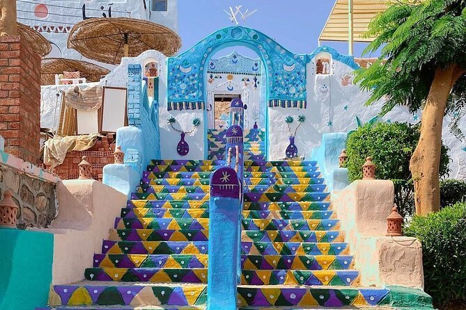 PASSEIO VILA NUBIA COM GUIA PORTUGUES E EGIPTOLOGO POR FELUCA