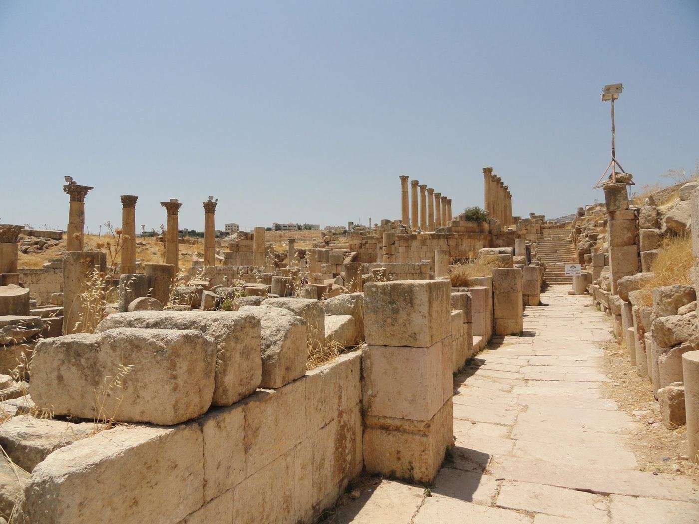 Ruínas romanas de Jerash, na Jordânia