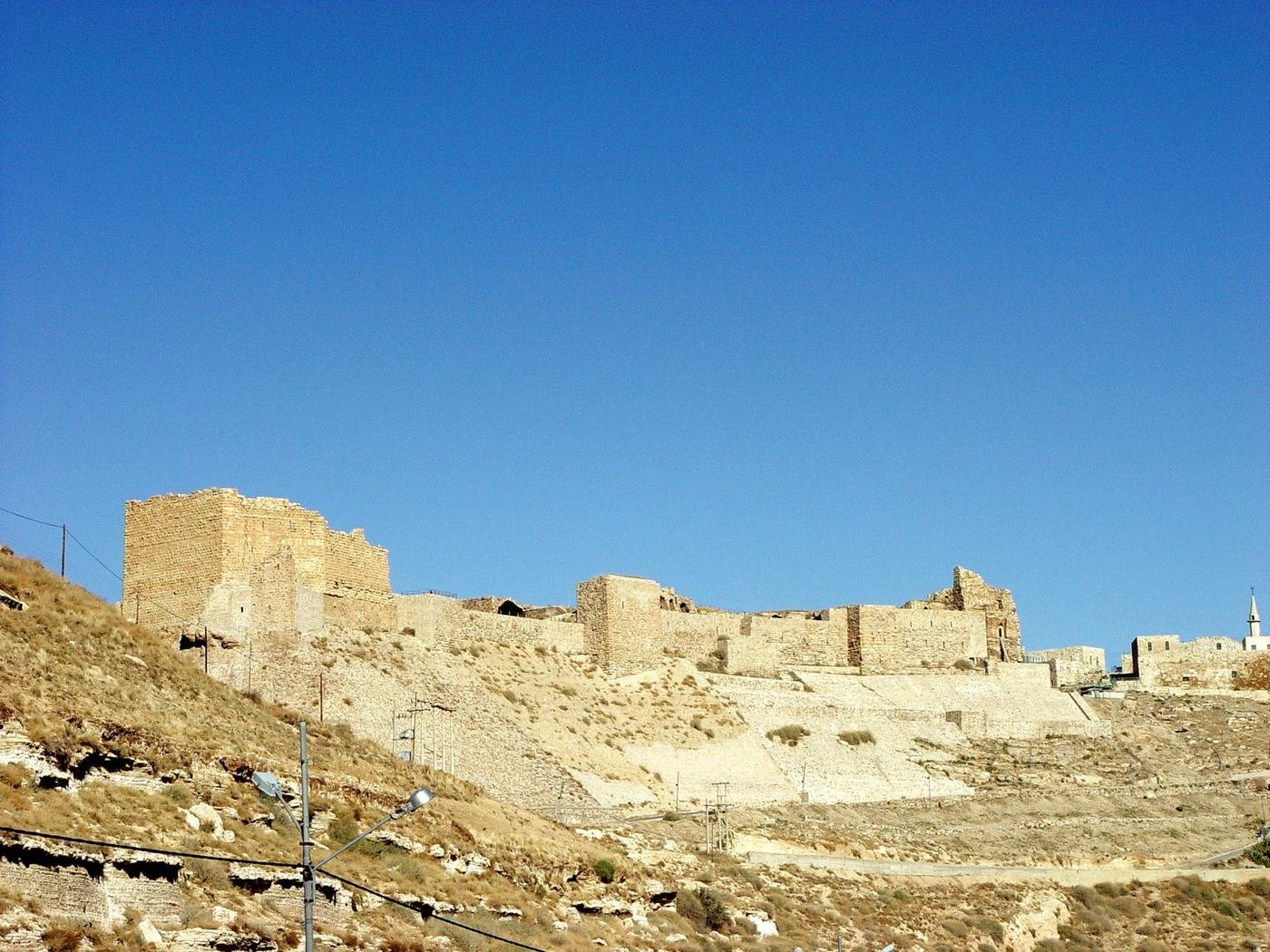 Castelo de Kerak, fortaleza dos cruzados na Jordânia