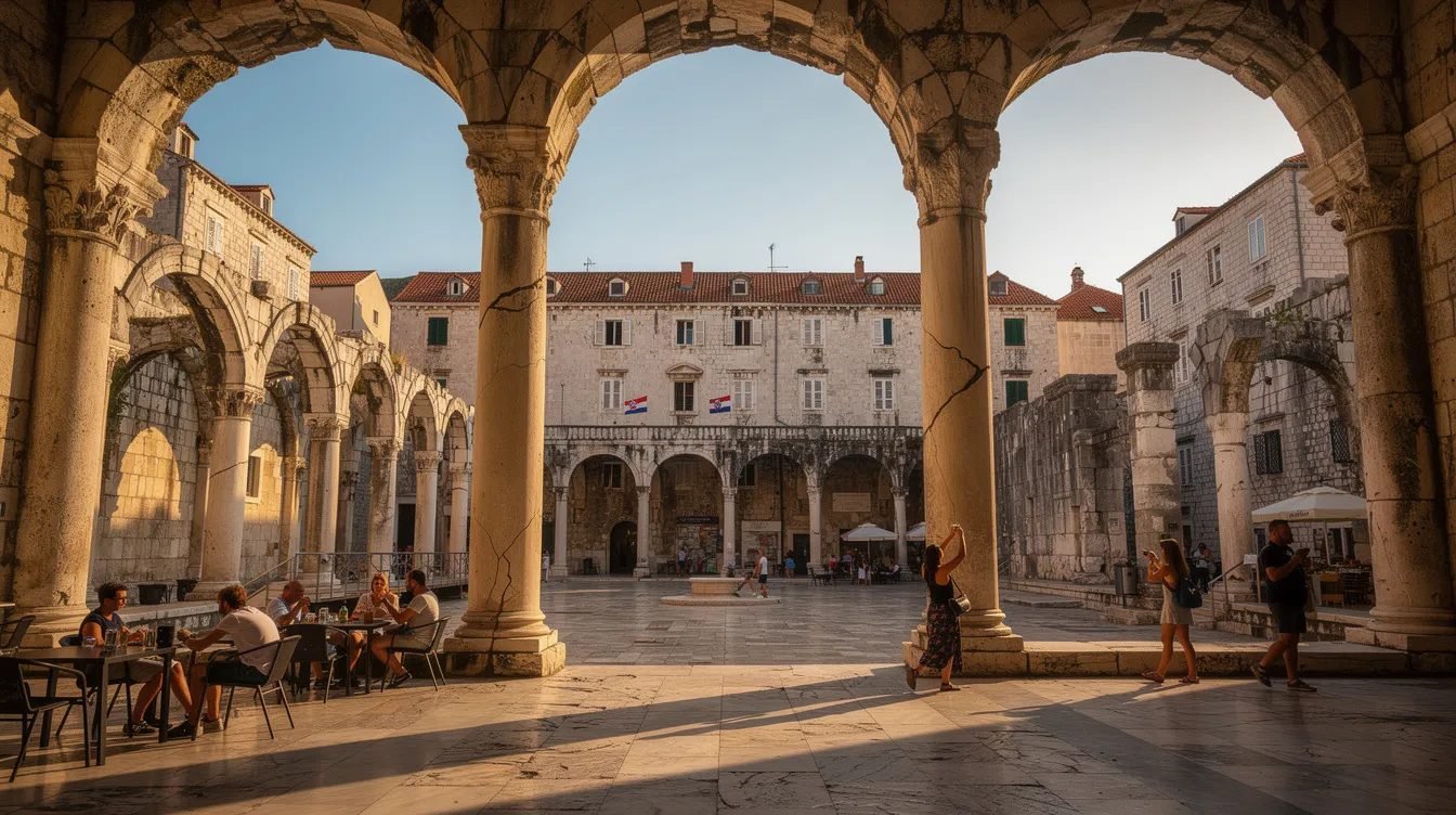 Tour pela Croácia: Centro Histórico de Split com Guia em Português por apenas 10X R$139,90